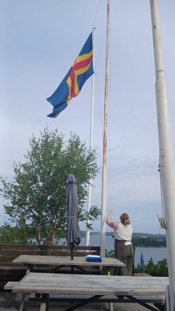 Café Uffe på Berget. Åland
