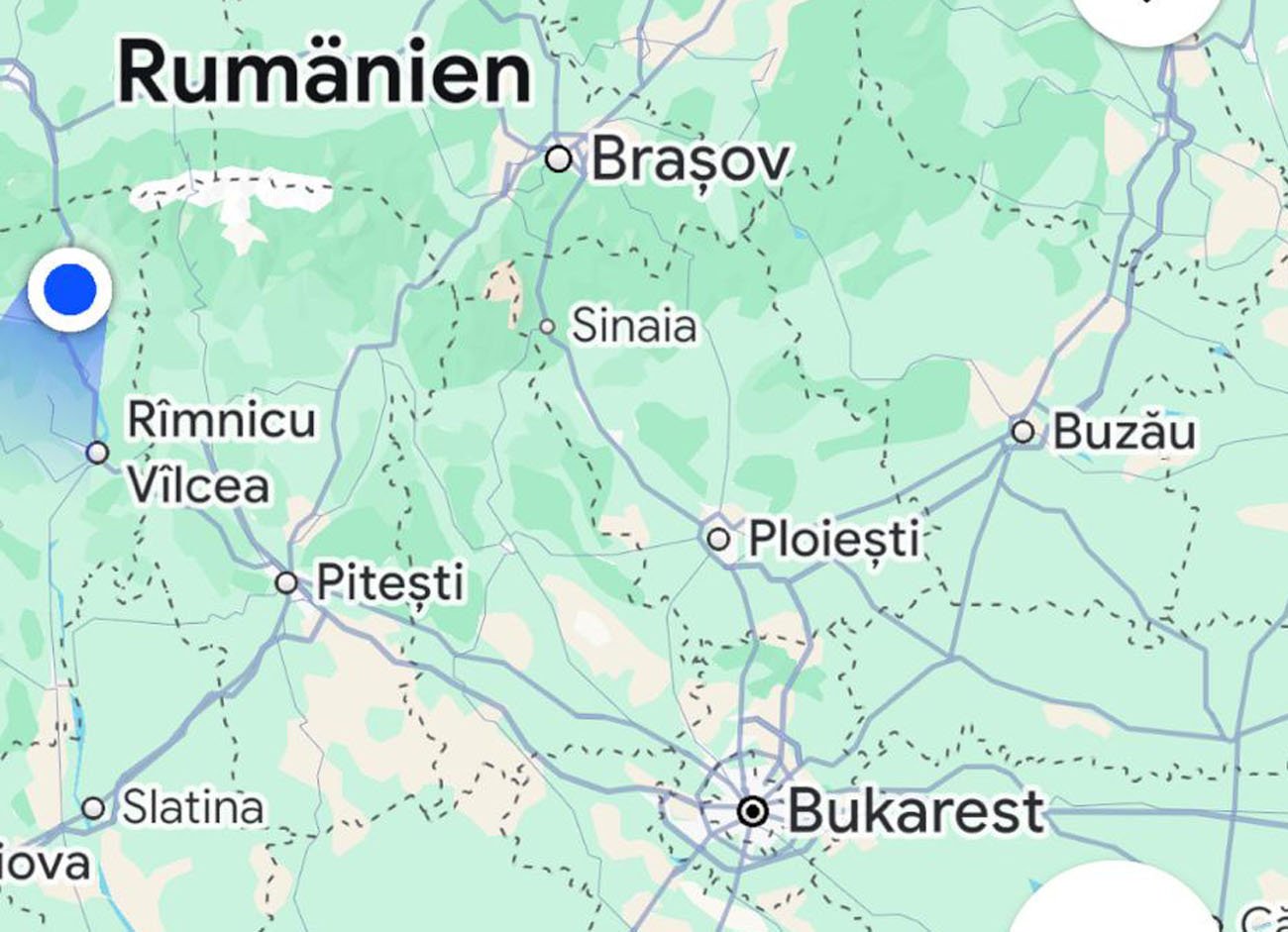Rent a car to drive 500 km to the nothwest of Romania